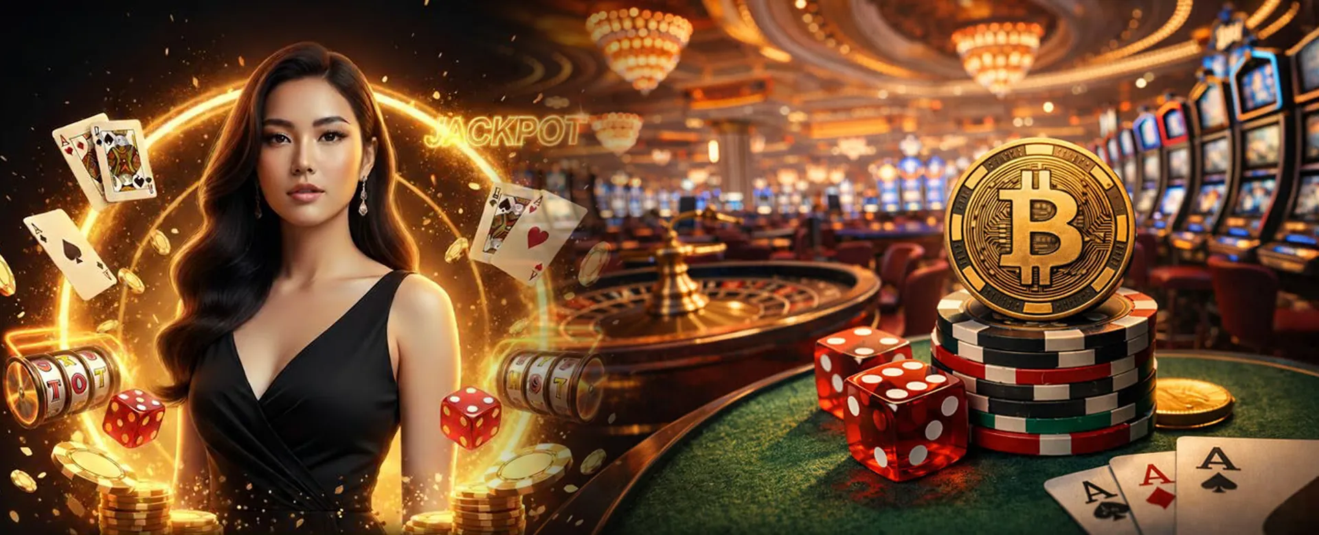 betx Live Casino Dealer with cards and roulette