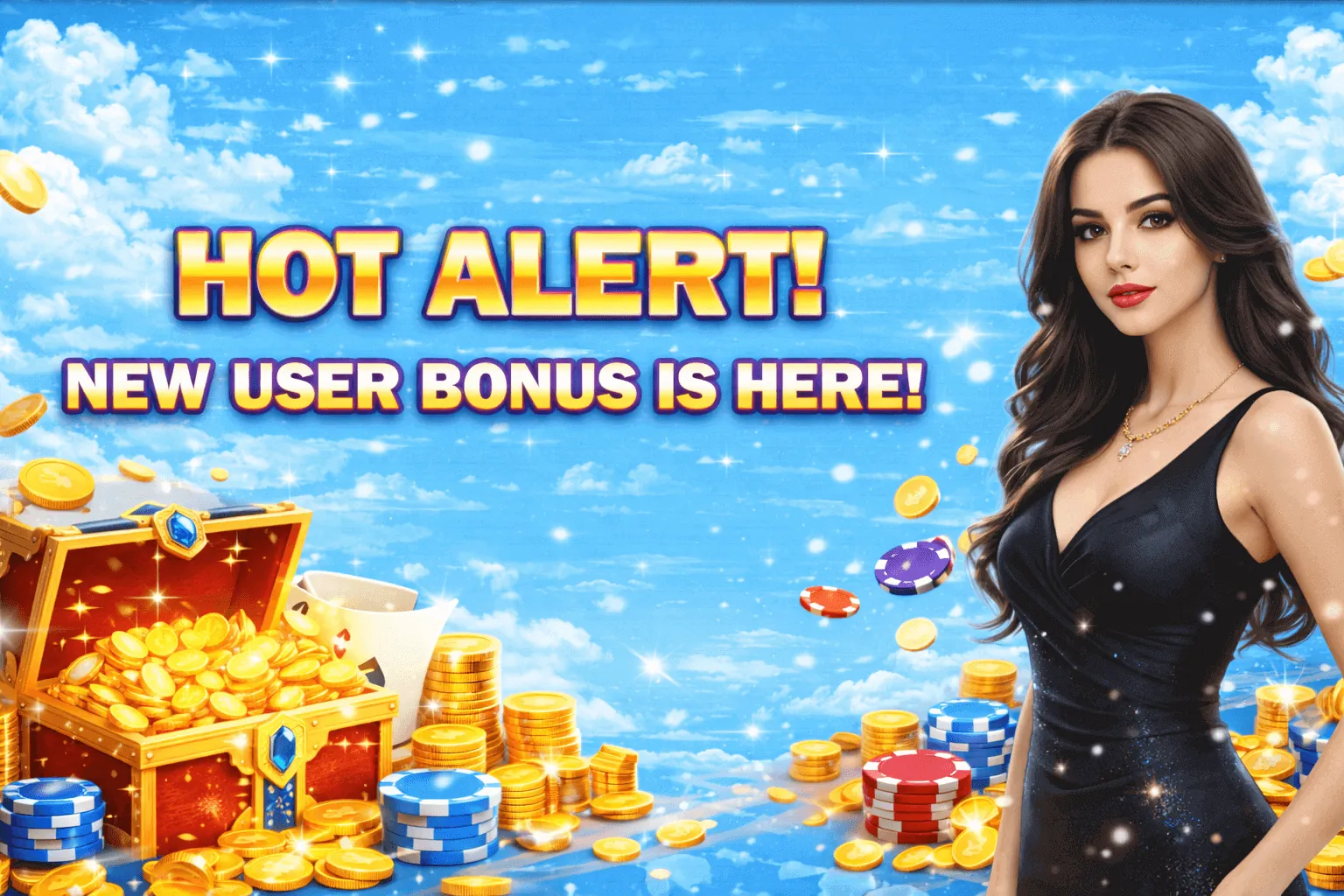 Dynamic shot of a phwin.com online casino table with exploding golden coins